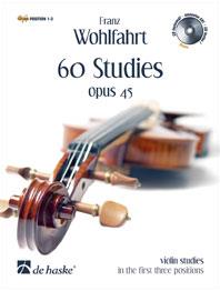 60 Studies Opus 45 - violin studies in the first three positions - pro housle